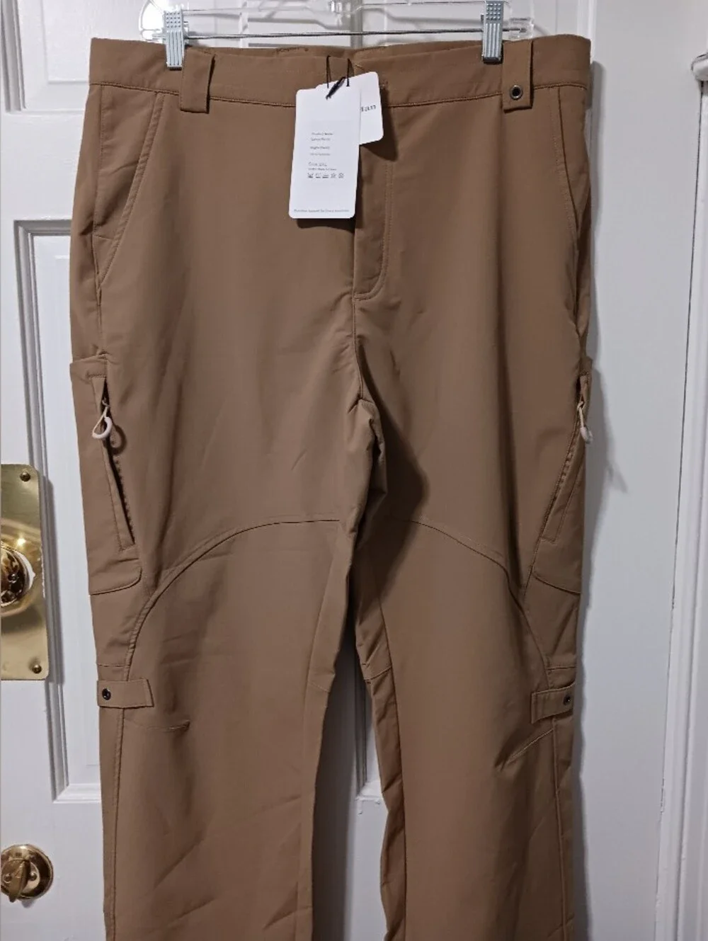 MagnaMan Men's Tactical Ripstop Cargo Pants Sz 2XL Drk Khaki Yellow NWT